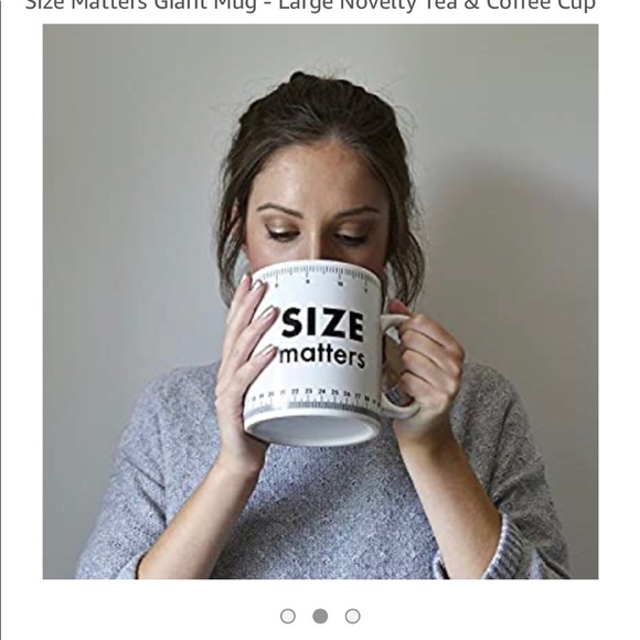 SIZE MATTERS 30 oz MUG - Picture 6 of 7